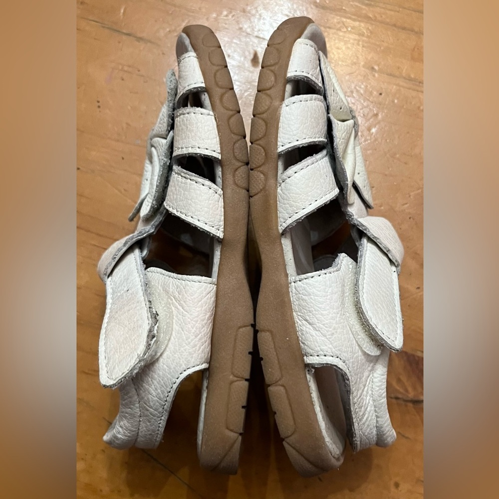 Girls Soft Closed Toe Princess Flat Shoes Summer Sandals Size 11 Little kid